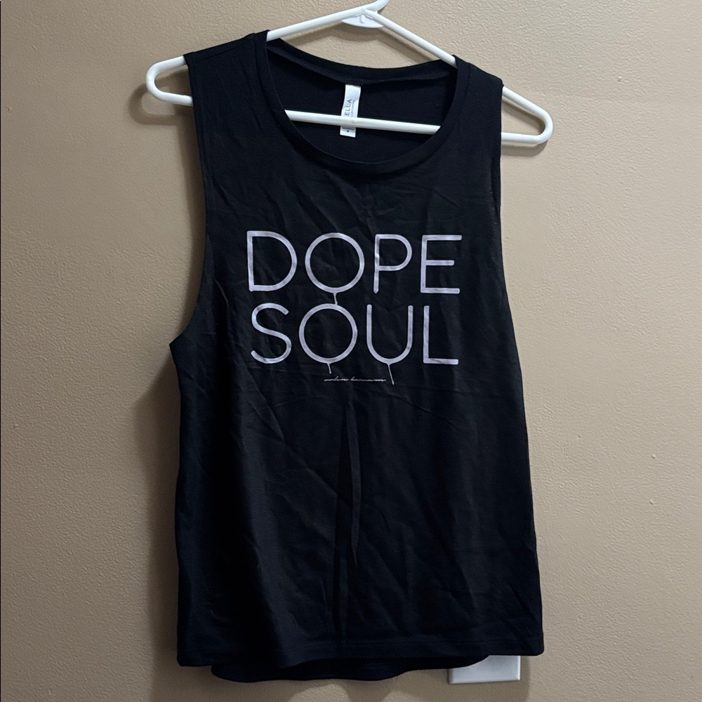 Black 'Dope Soul' Tank Top